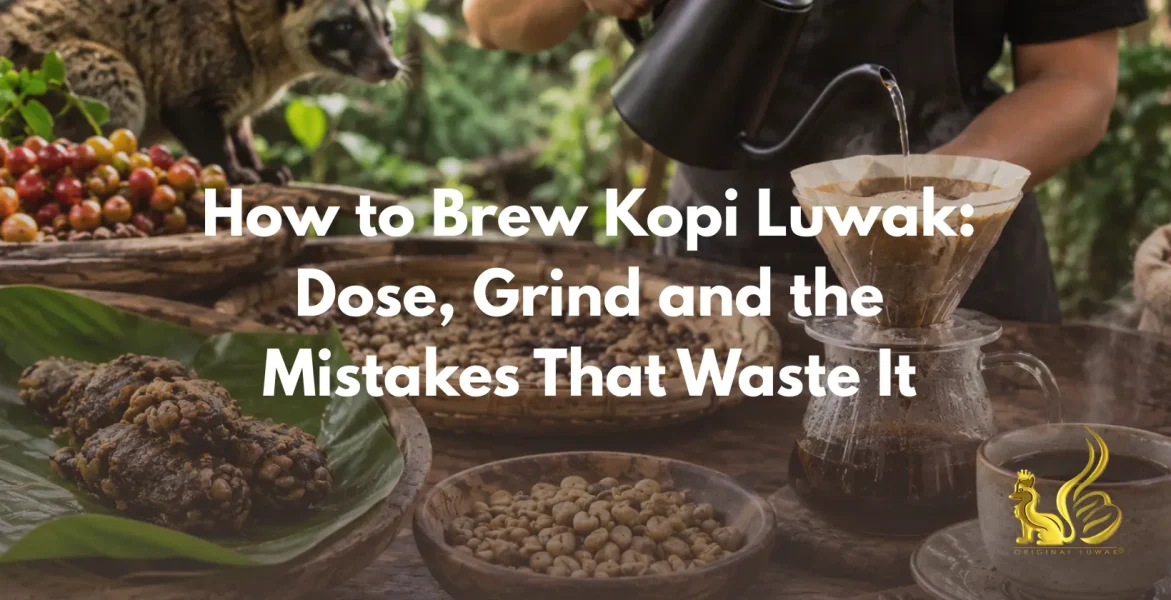 how to brew kopi luwak